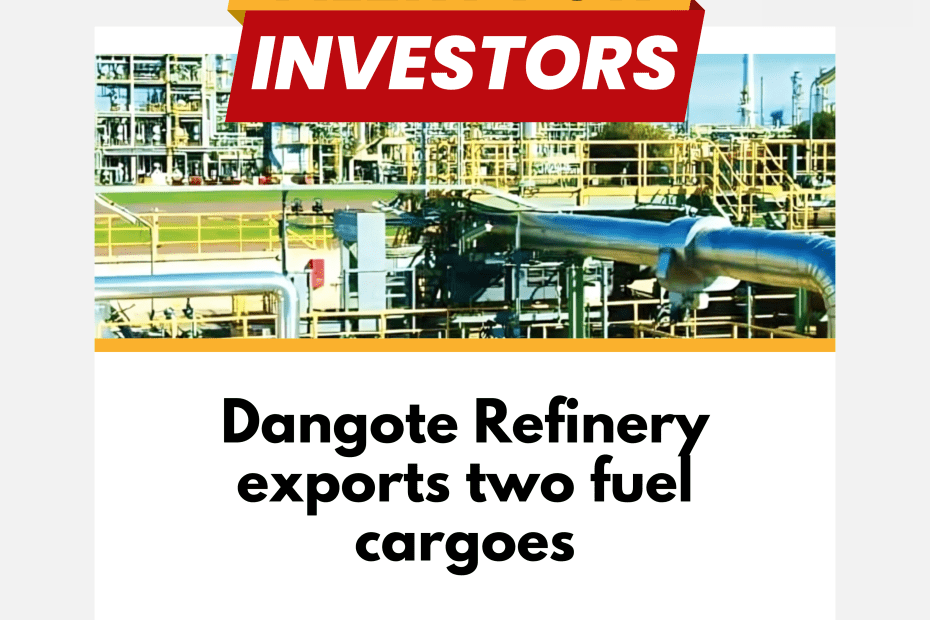 dangote refinery fuel export
